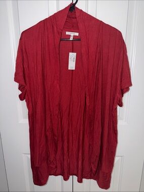 Maurices Lightweight Open-Front Cardigan - Red